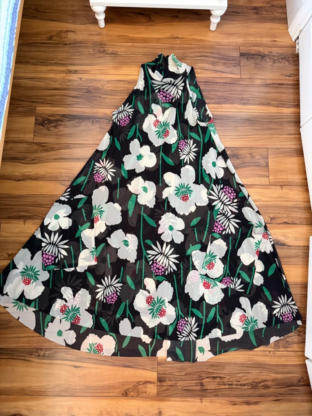 Petit Pois Floral swing dress